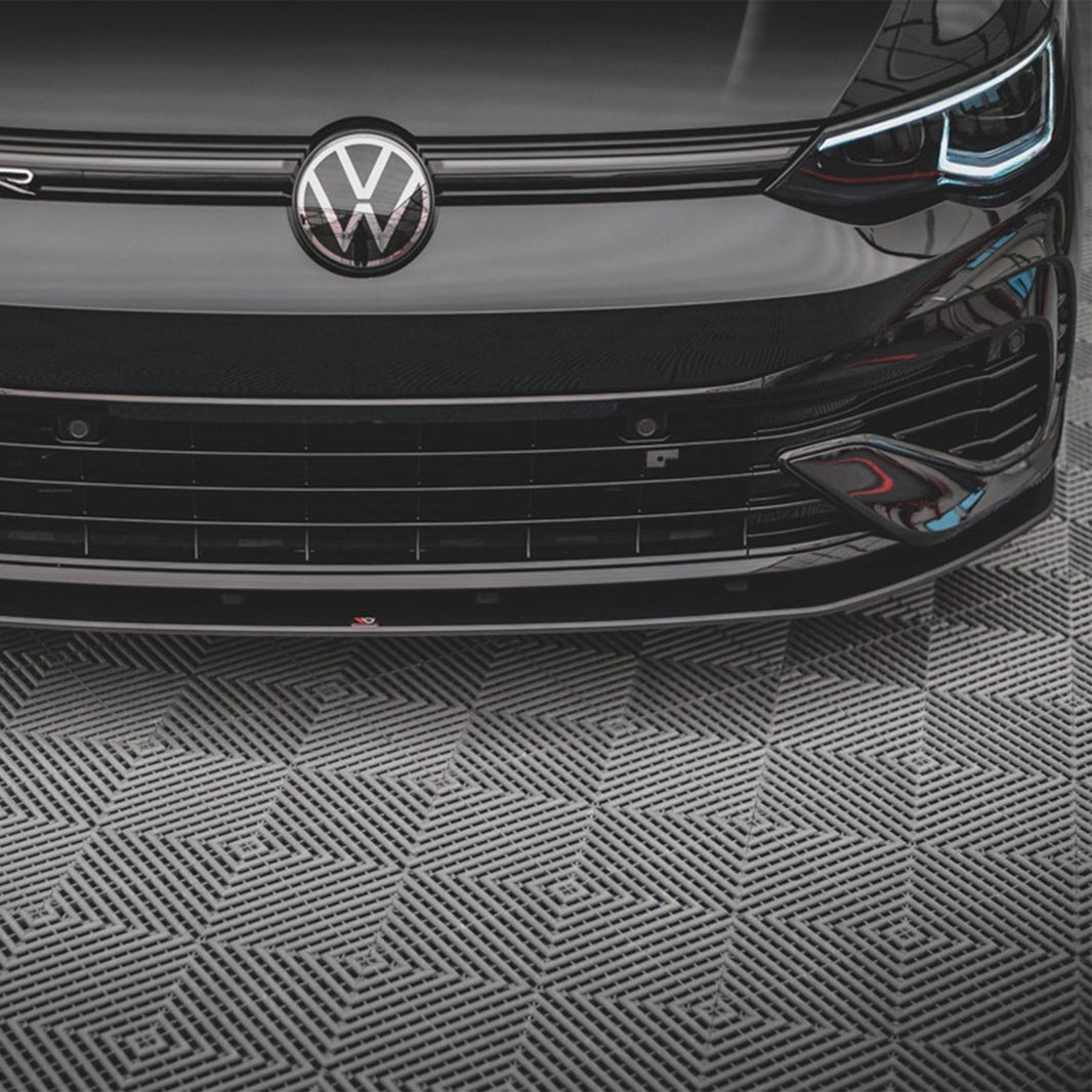 Maxton Design Volkswagen Golf R Street Pro Front Splitter In Black (Mk8)