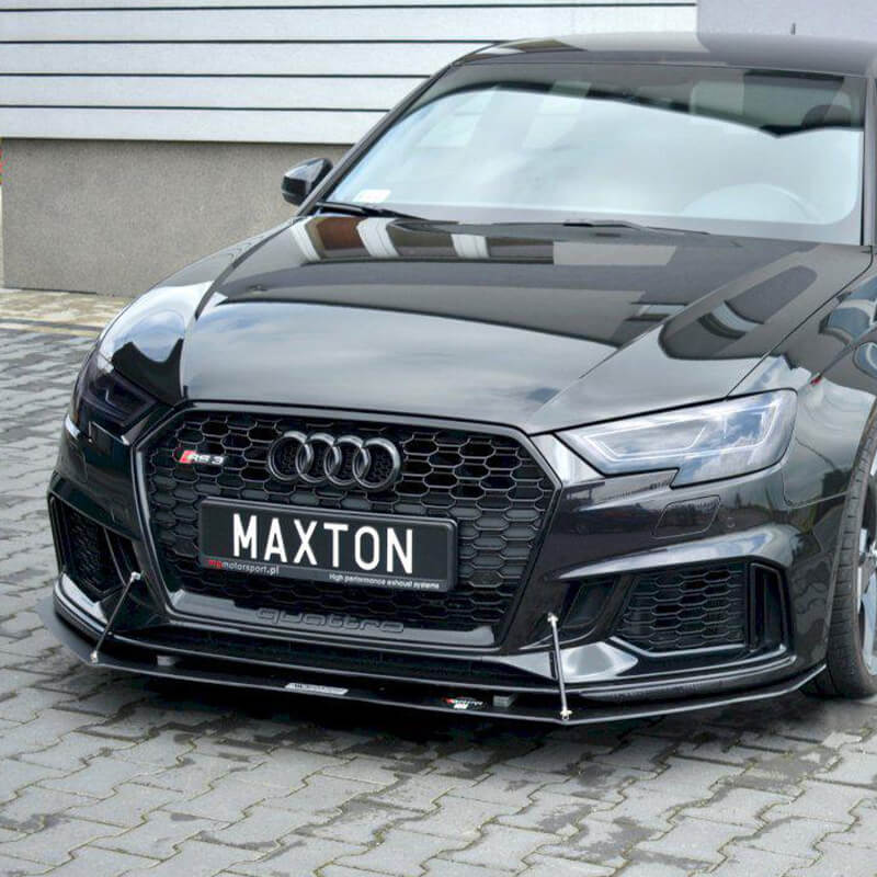 Maxton Front Racing Splitter V.1 Audi RS3 8V Facelift Sportback (2017-20)