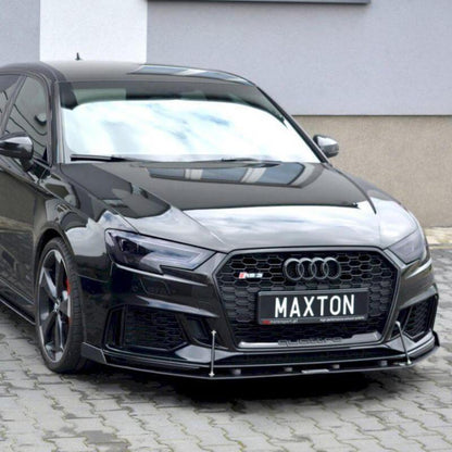 Maxton Front Racing Splitter V.2 Audi RS3 8V Facelift Sportback (2017-20)