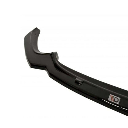 Maxton Front Splitter V1 BMW 1 F20/F21 M-Power Facelift (2015-19) In Gloss Black