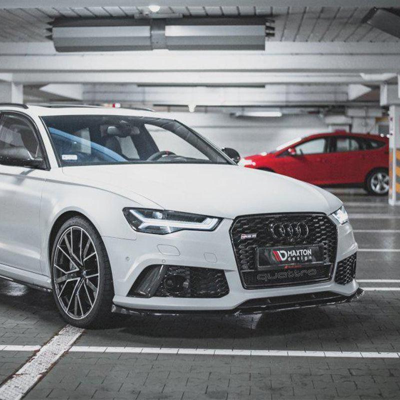 Maxton Front Splitter V4 Audi Rs6 C7 (2013-2017)