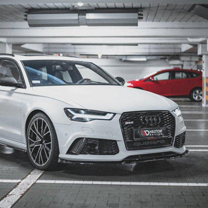 Maxton Front Splitter V4 Audi Rs6 C7 (2013-2017)