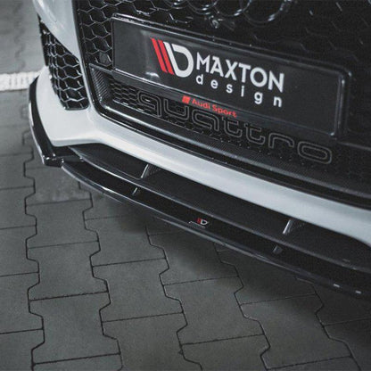 Maxton Front Splitter V4 Audi Rs6 C7 (2013-2017)