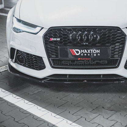 Maxton Front Splitter V4 Audi Rs6 C7 (2013-2017)