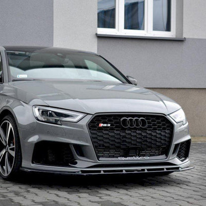 Maxton Front Splitter V.1 Audi RS3 8V Facelift Sedan (2017-20)