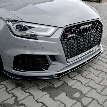Maxton Front Splitter V.1 Audi RS3 8V Facelift Sedan (2017-20)