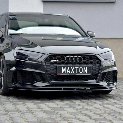 Maxton Front Splitter V.1 Audi RS3 8V Facelift Sportback (2017 - 20)