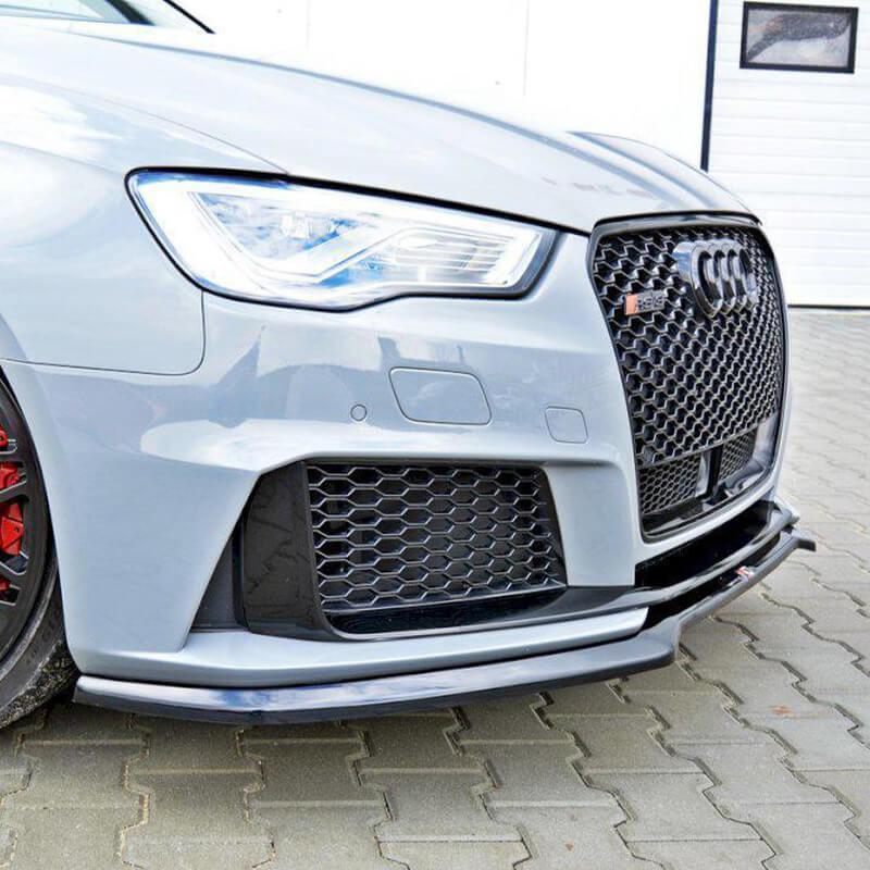 Maxton Front Splitter V.1 Audi RS3 8Va Sportback Pre-Facelift (2015-2016)