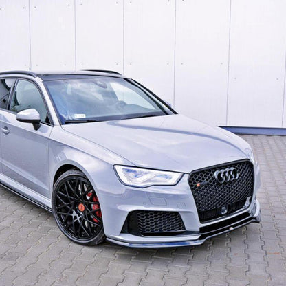 Maxton Front Splitter V.1 Audi RS3 8Va Sportback Pre-Facelift (2015-2016)