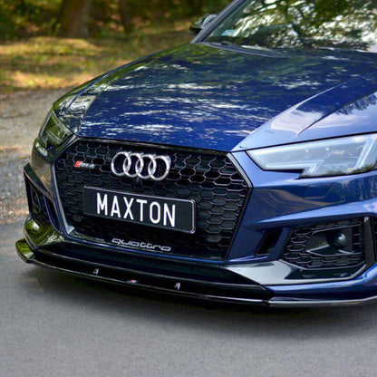 Maxton Front Splitter V.1 Audi RS4 B9 (2017-Up)