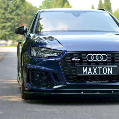 Maxton Front Splitter V.1 Audi RS4 B9 (2017-Up)