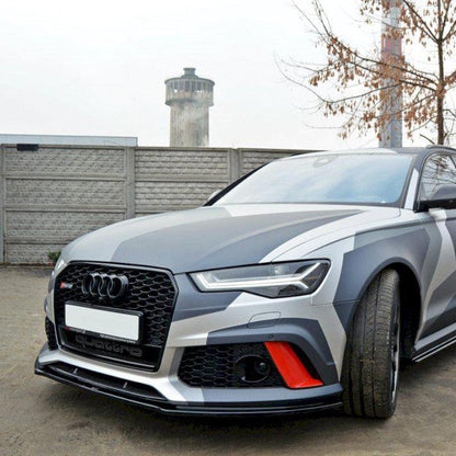 Maxton Front Splitter V.1 Audi Rs6 C7 (2013-Up)