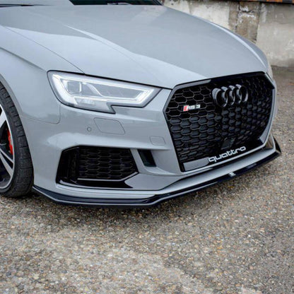 Maxton Front Splitter V.2 Audi RS3 8V Facelift Sedan (2017-20)