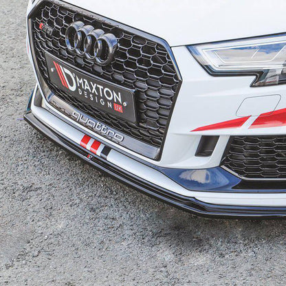 Maxton Front Splitter V.2 Audi RS3 8V Facelift Sportback (2017-2020)