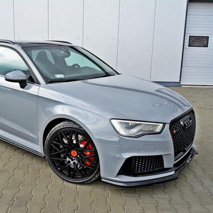 Maxton Front Splitter V.2 Audi RS3 8Va Sportback Pre-Facelift (2015-2016)