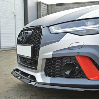 Maxton Front Splitter V.2 Audi Rs6 C7 (2013-Up)