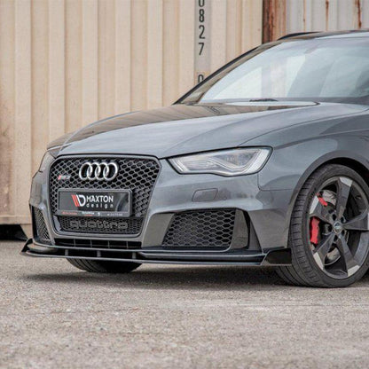 Maxton Racing Front Splitter (+Flaps) Audi RS3 8V Sportback (2015-2016)