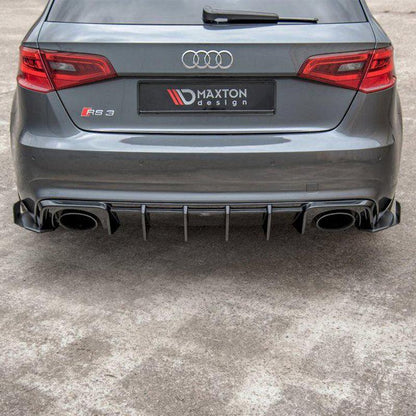Maxton Racing Rear Side Splitters (+Flaps) Audi RS3 8V Sportback (2015-2016)