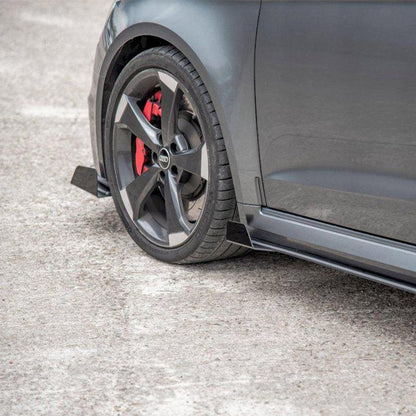 Maxton Racing Side Skirt Splitters (+Flaps) Audi RS3 8V Sportback (2015-2016)