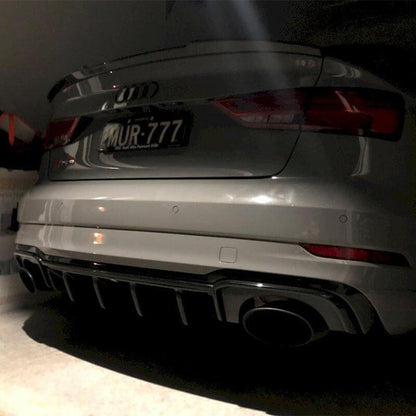 Maxton Rear Diffuser Audi RS3 8V Facelift Sedan (2017-20)