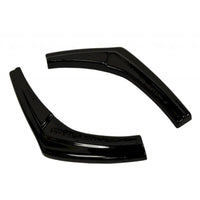 Maxton Rear Side Splitters BMW 1 F20/F21 M-Power (Facelift) In Gloss Black