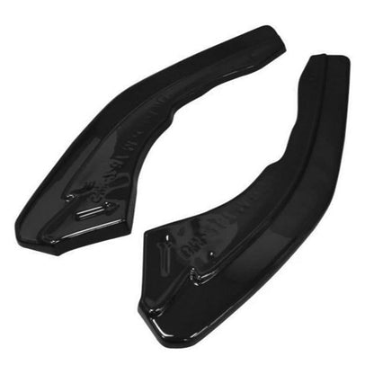 Maxton Rear Side Splitters BMW M2 F87 (2016-) In Gloss Black