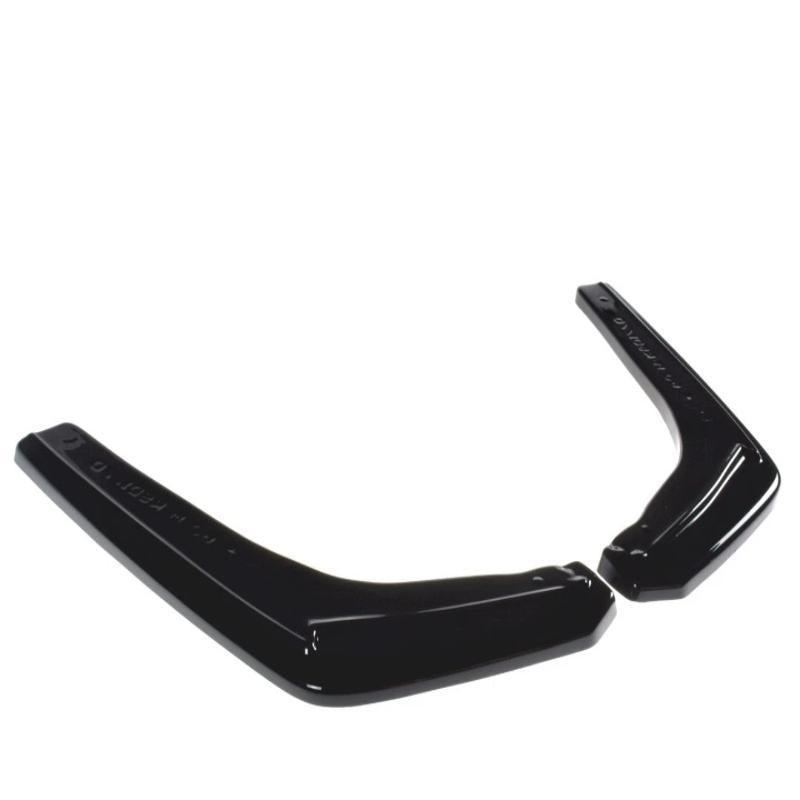 Maxton Rear Side Splitters V.1 BMW M3 F80 (2014-18) Gloss Black