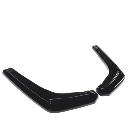 Maxton Rear Side Splitters V.1 BMW M3 F80 (2014-18) Gloss Black