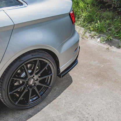 Maxton Rear Side Splitters V.2 Audi S3 Sedan 8V Facelift (2016-2020)