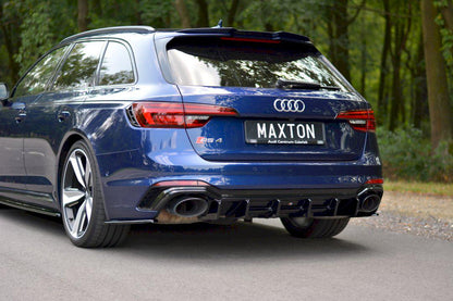 Maxton Rear Valance Audi RS4 B9 Avant (2017-Up)