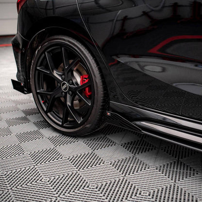 Maxton Side Flaps Audi RS3 Sportback 8Y (2020-) in Gloss Black