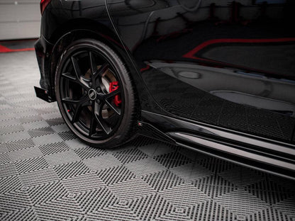 Maxton Side Flaps Audi RS3 Sportback 8Y (2020-) in Gloss Black