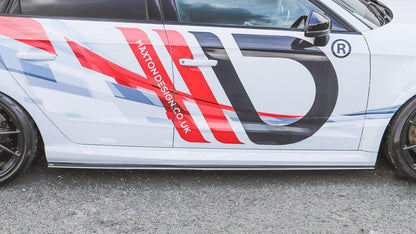 Maxton Side Skirts Diffusers Audi RS3 8V Facelift Sportback (2017-2020)