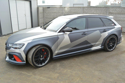 Maxton Side Skirts Diffusers Audi Rs6 C7