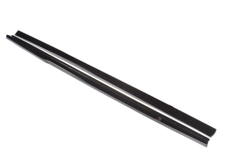 Maxton Side Skirts Diffusers Audi S3 / A3 S-Line 8V / 8V Fl Hatchback in Gloss Black