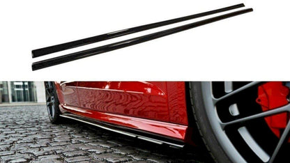 Maxton Side Skirts Diffusers Audi S3 / A3 S-Line 8V / 8V Fl Sportback