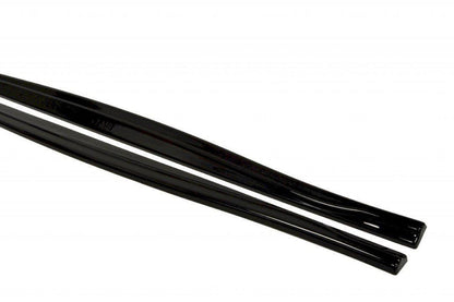Maxton Side Skirts Diffusers BMW 1 F20/F21 M-Power (Facelift) Gloss Black
