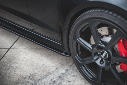 Maxton Side Skirts Diffusers V.2 Audi RS3 8V Sportback Facelift (2017-Up)