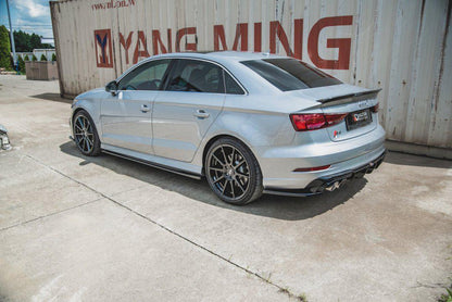 Maxton Side Skirts Diffusers V.2 Audi S3 Sedan 8V Facelift (2016-2020)