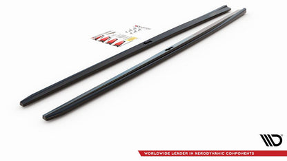 Maxton Side Skirts Diffusers V.2 Audi S3 Sedan 8V Facelift (2016-2020)