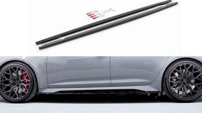Maxton Side Skirts Splitters V2 Audi Rs6 C8 (2020-)