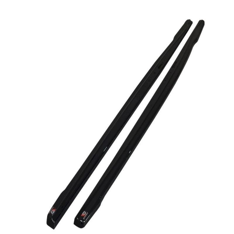 Maxton Side Skirts Splitters V.2 BMW 1 F20/F21 M-Power Facelift In Gloss Black