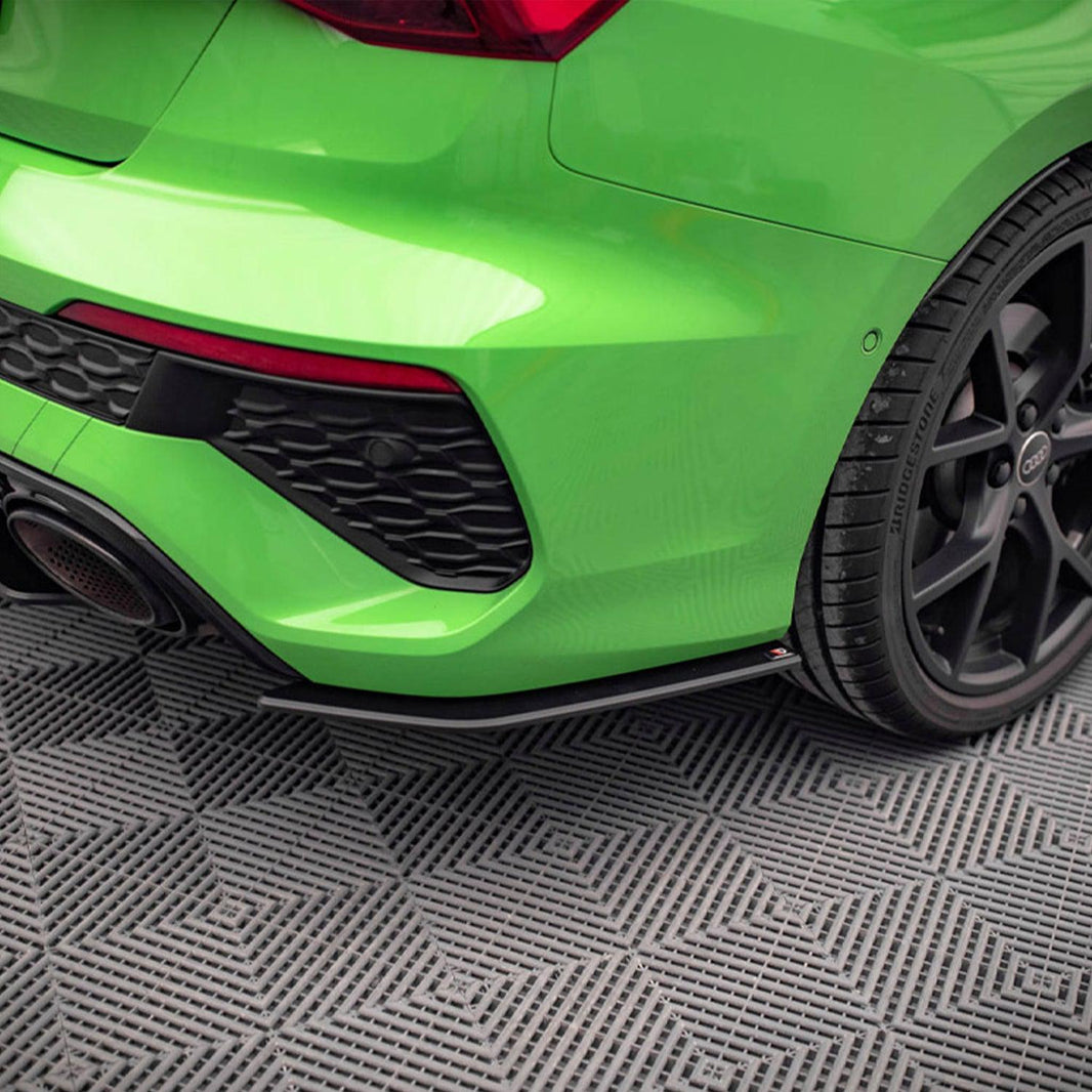 Maxton Street Pro Rear Side Splitters for Audi RS3 Sedan 8Y (2020-)