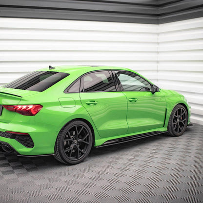 Maxton Street Pro Side Skirts Diffusers for Audi RS3 Sedan 8Y (2020-)