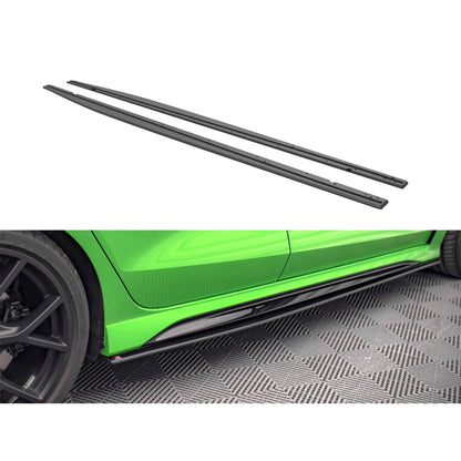 Maxton Street Pro Side Skirts Diffusers for Audi RS3 Sedan 8Y (2020-)