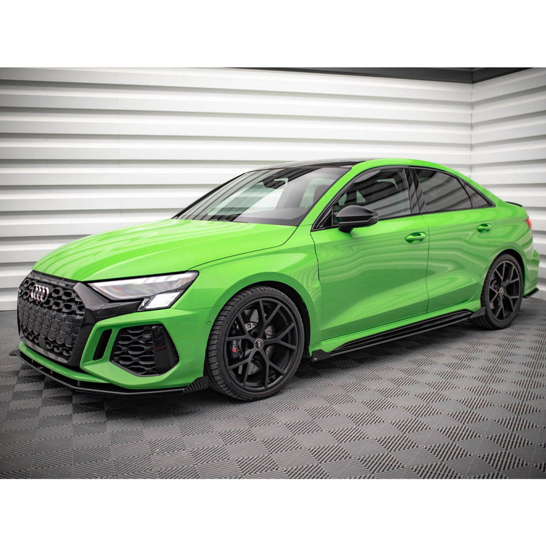 Maxton Street Pro Side Skirts (+Flaps) for Audi RS3 Sedan 8Y (2020-)