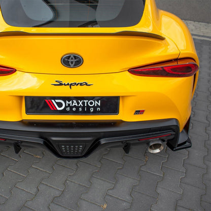 Maxton Design Toyota Supra Mk5 V1 Rear Side Splitters In Gloss Black (A90)