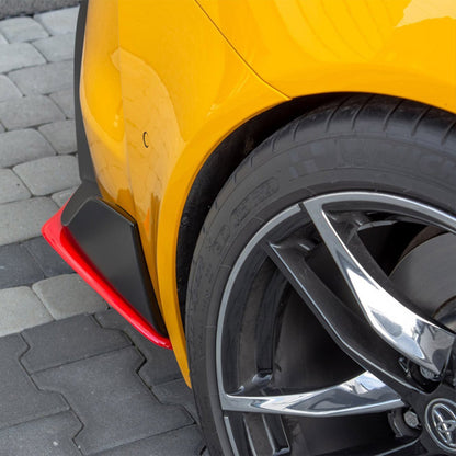 Maxton Design Toyota Supra Mk5 V2 Rear Side Splitters In Gloss Black (A90)