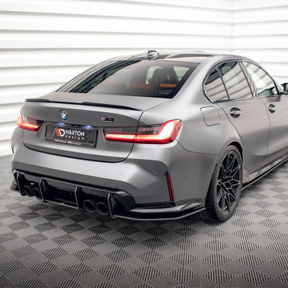 Maxton Design BMW M3 Street Pro Rear Side Splitters In Black (G80)