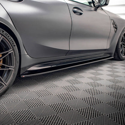 Maxton Design BMW M3 V1 Side Skirts In Gloss Black (G80)